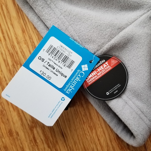 Columbia Grey Fleece Gaiter - Picture 3 of 4